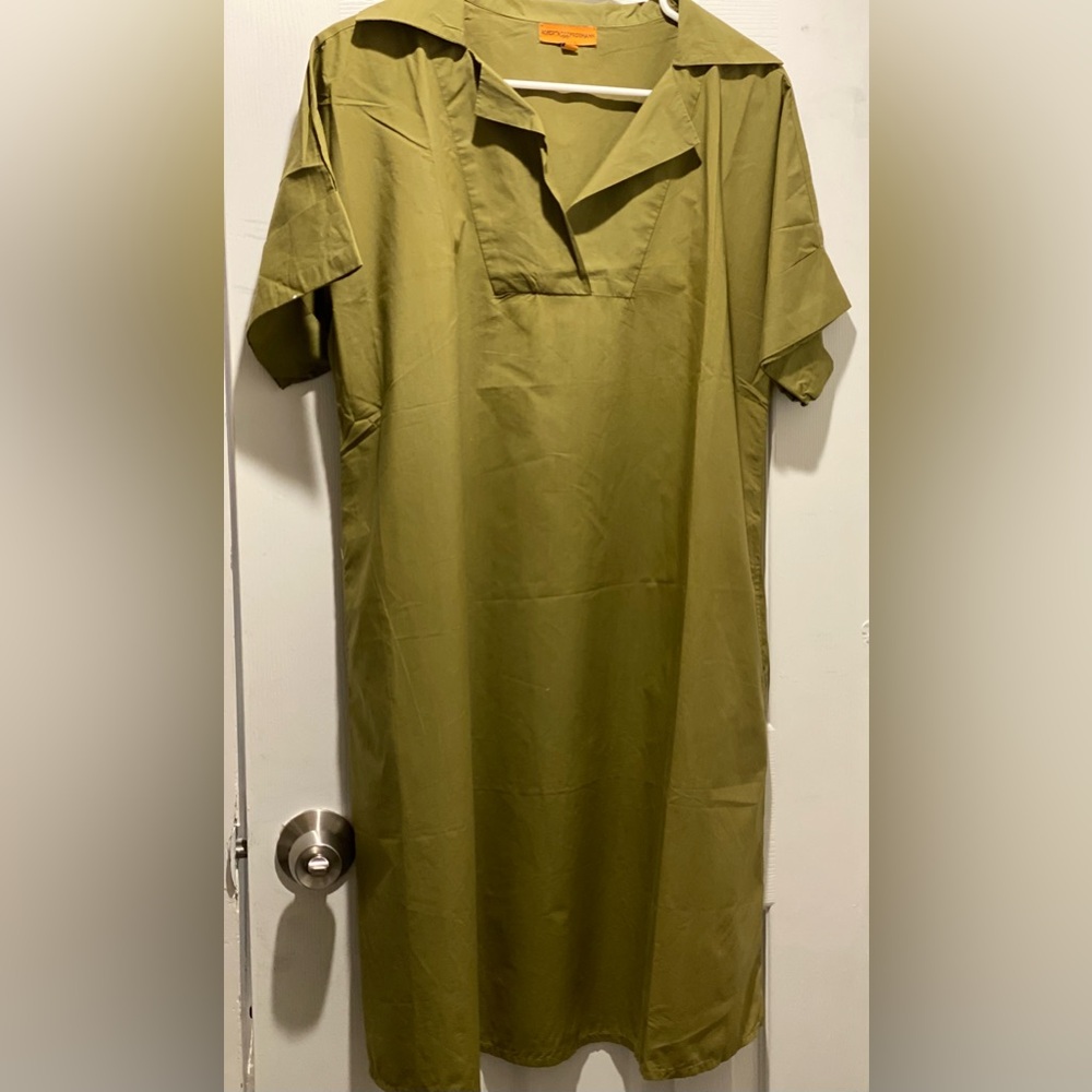 Olive Green Women's Dress